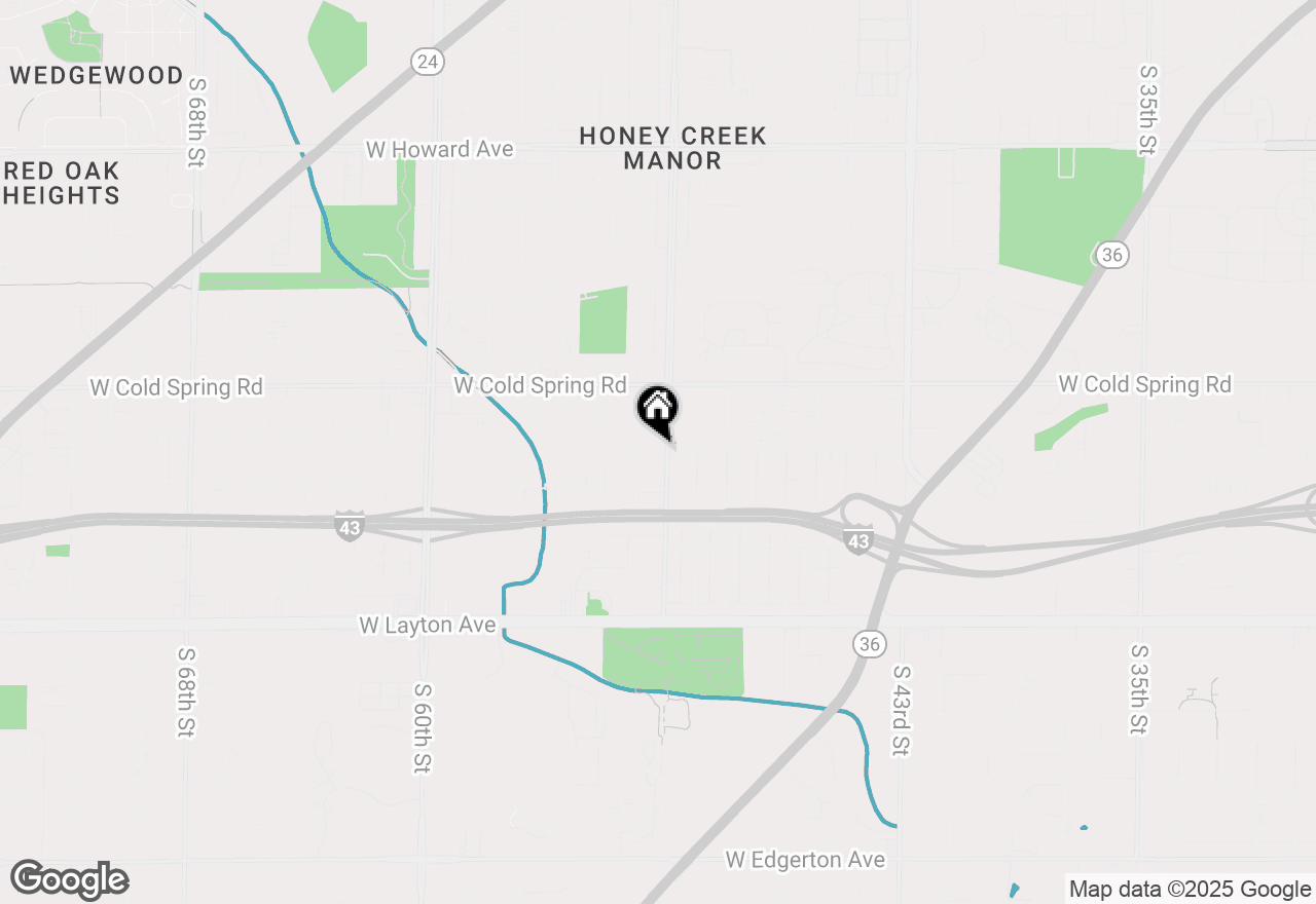 Map of 4401 S 51st St, Greenfield, WI 53220