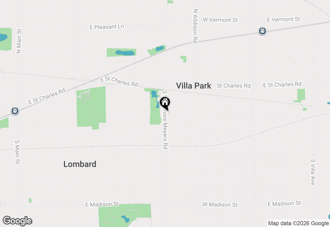 Map of 714 E Emerson Avenue, Lombard, IL 60148