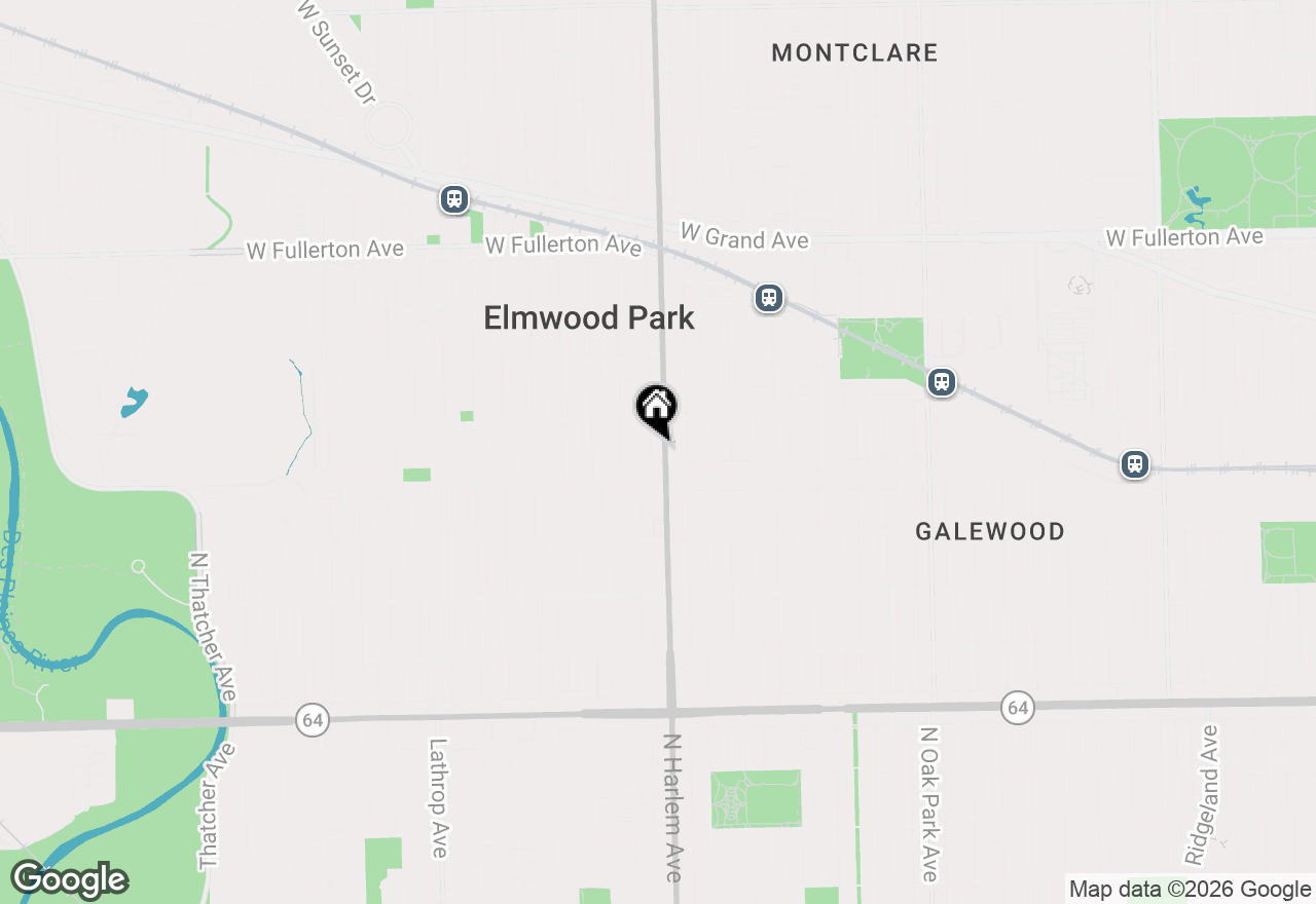 Map of 2016 N Harlem Avenue #7W, Elmwood Park, IL 60707