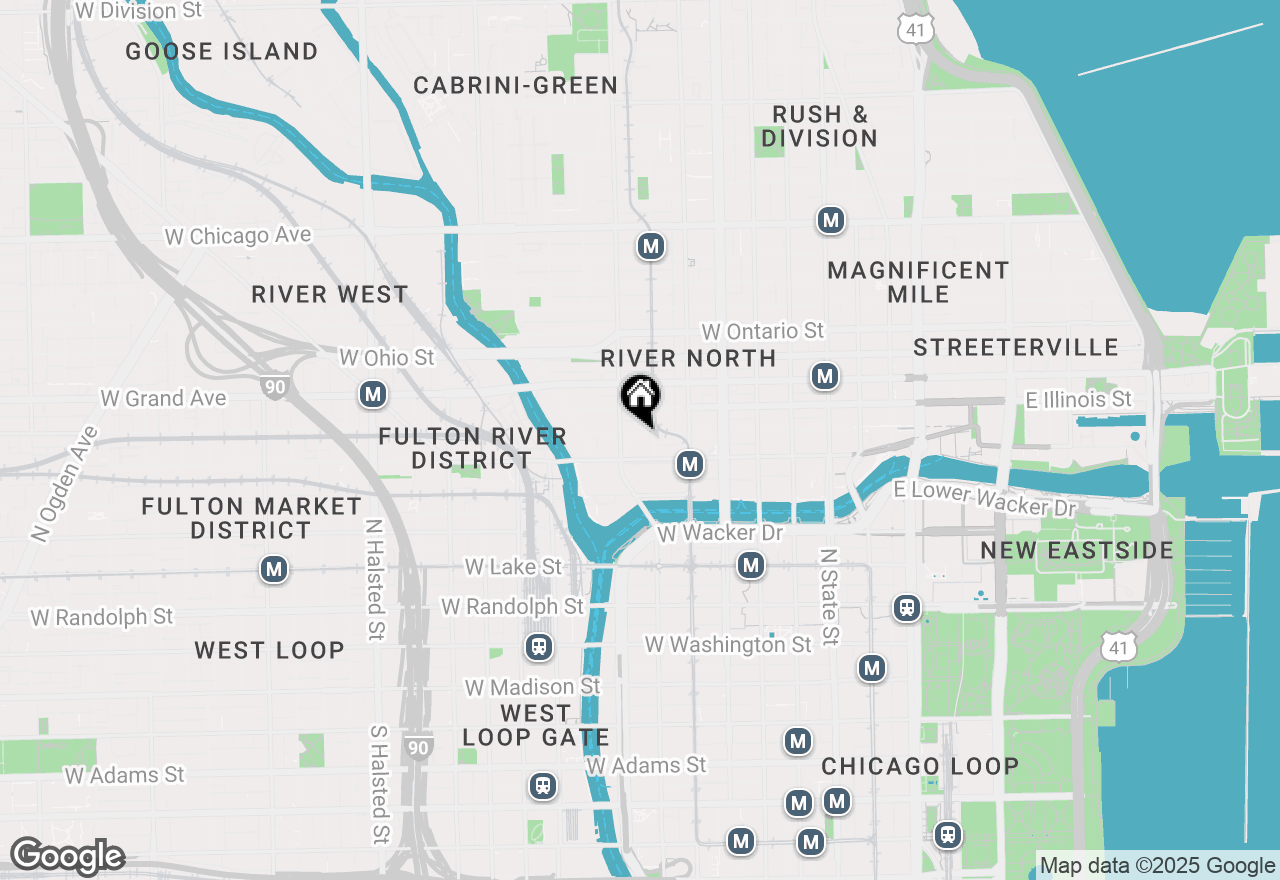 Map of 333 W Hubbard Street #808, Chicago, IL 60654