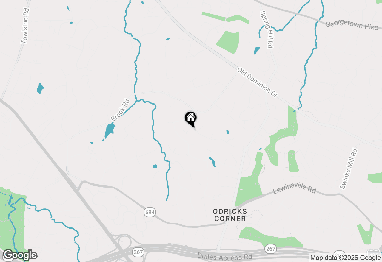 Map of 1211 Vinita Lane, Mclean, VA 22102