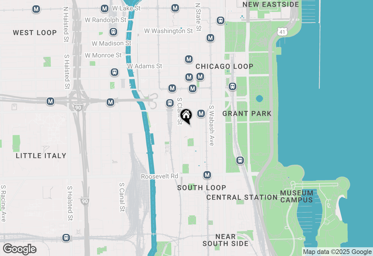 Map of 740 S Federal Street #804, Chicago, IL 60605