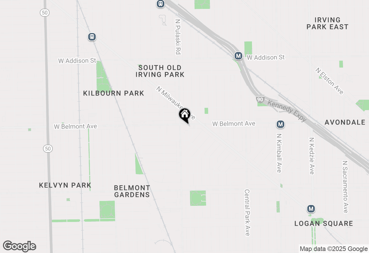 Map of 3963 W Belmont Avenue #520, Chicago, IL 60618