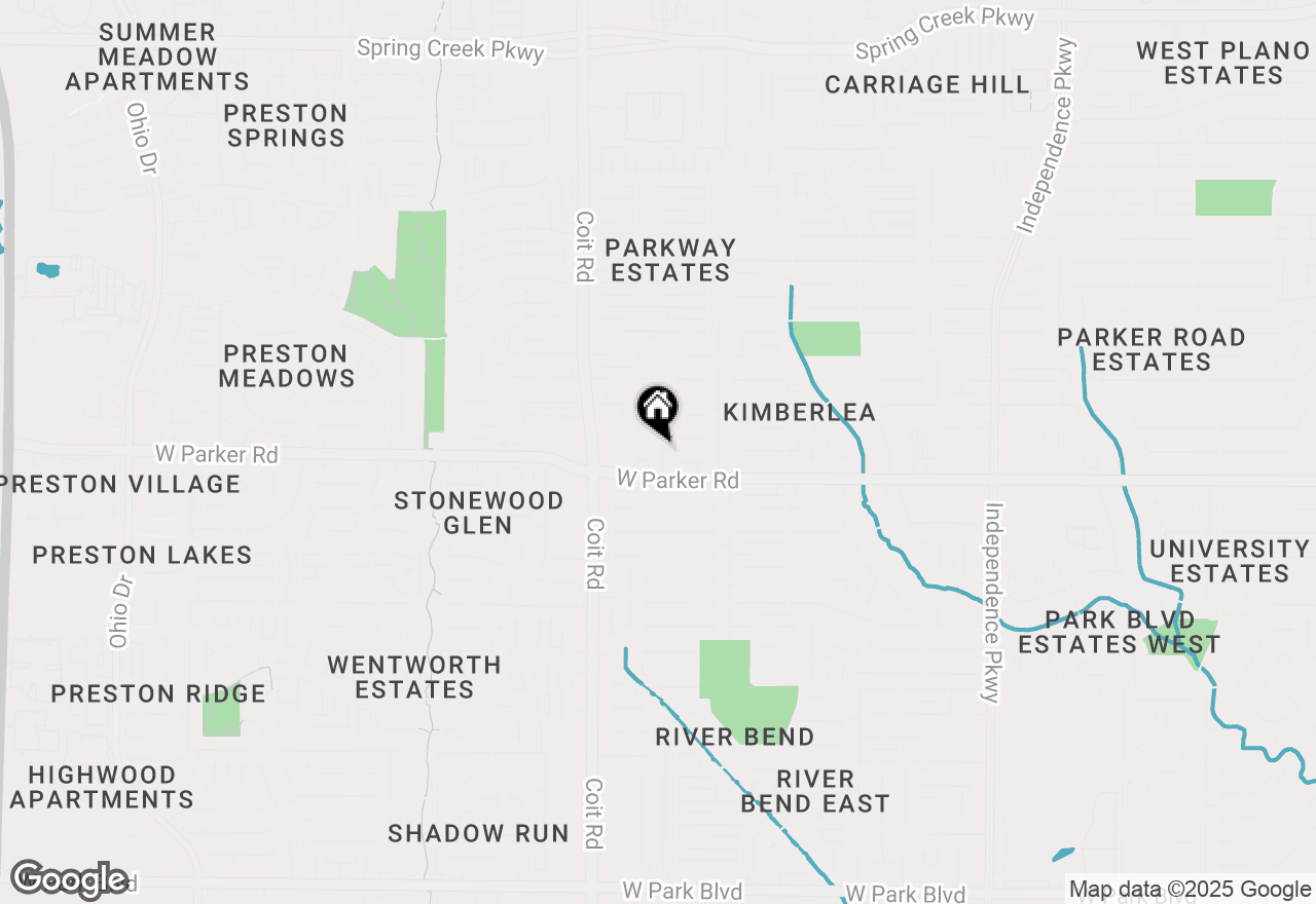 Map of 3314 San Mateo Drive, Plano, TX 75023
