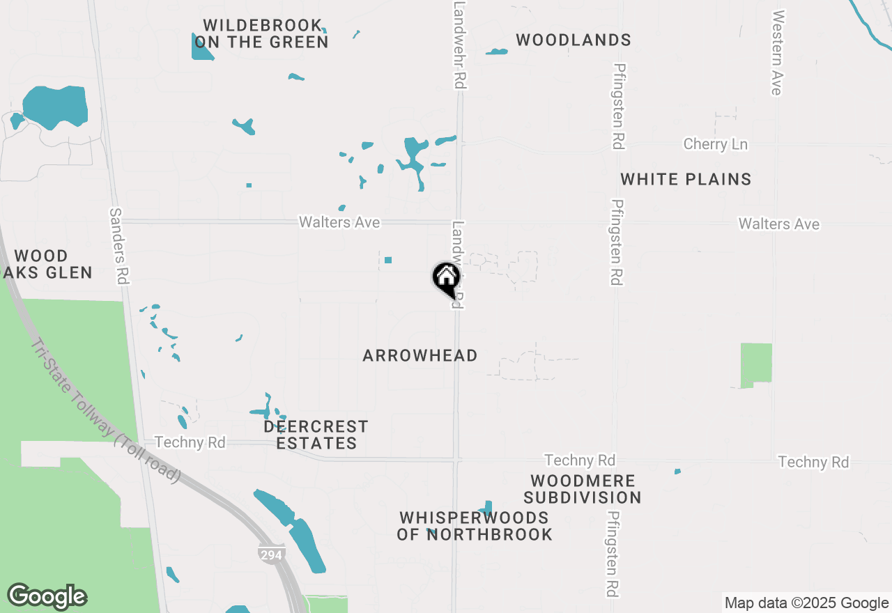 Map of 1624 Longvalley Drive, Northbrook, IL 60062