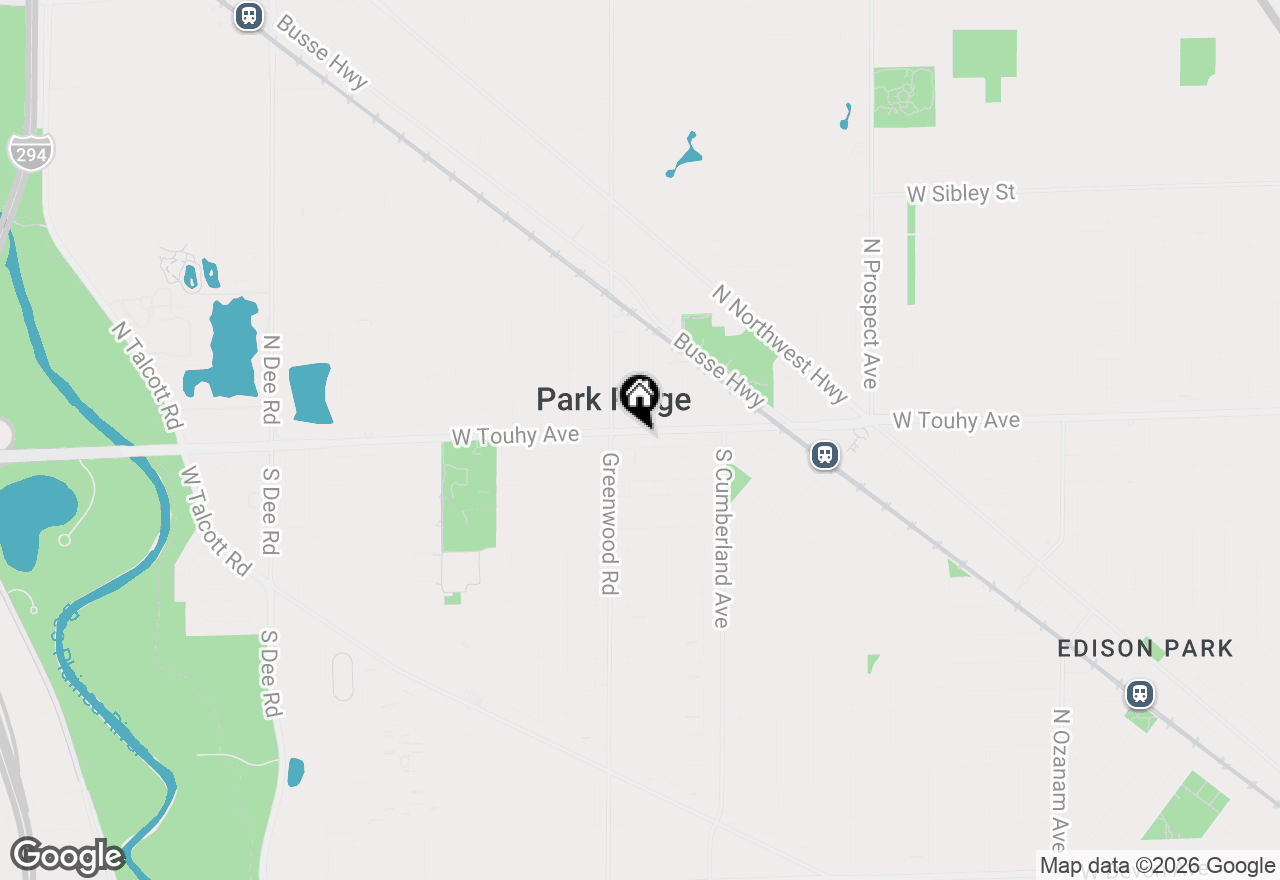 Map of 1105 W Touhy Avenue #2, Park Ridge, IL 60068