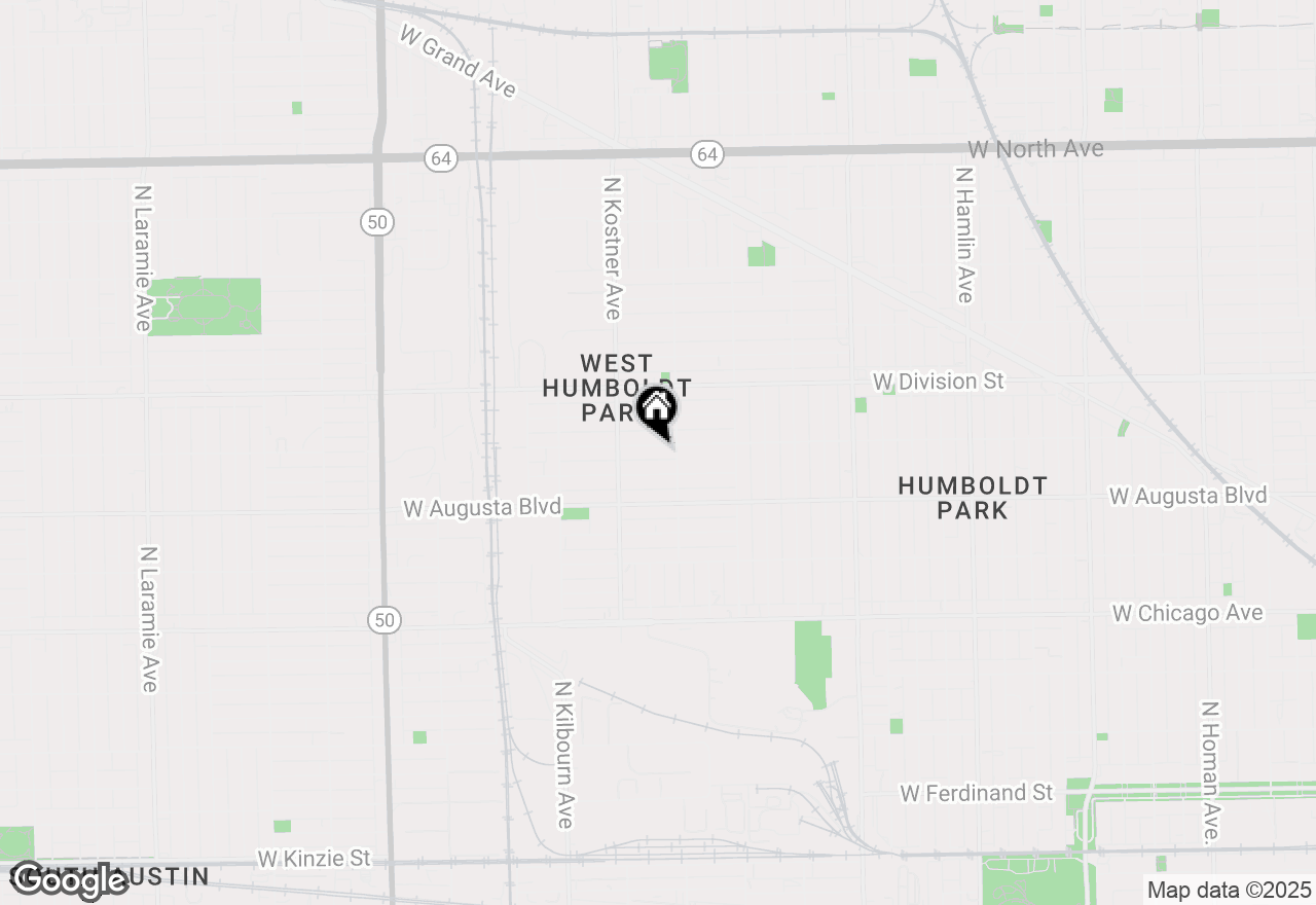 Map of 4319 W Thomas Street, Chicago, IL 60651