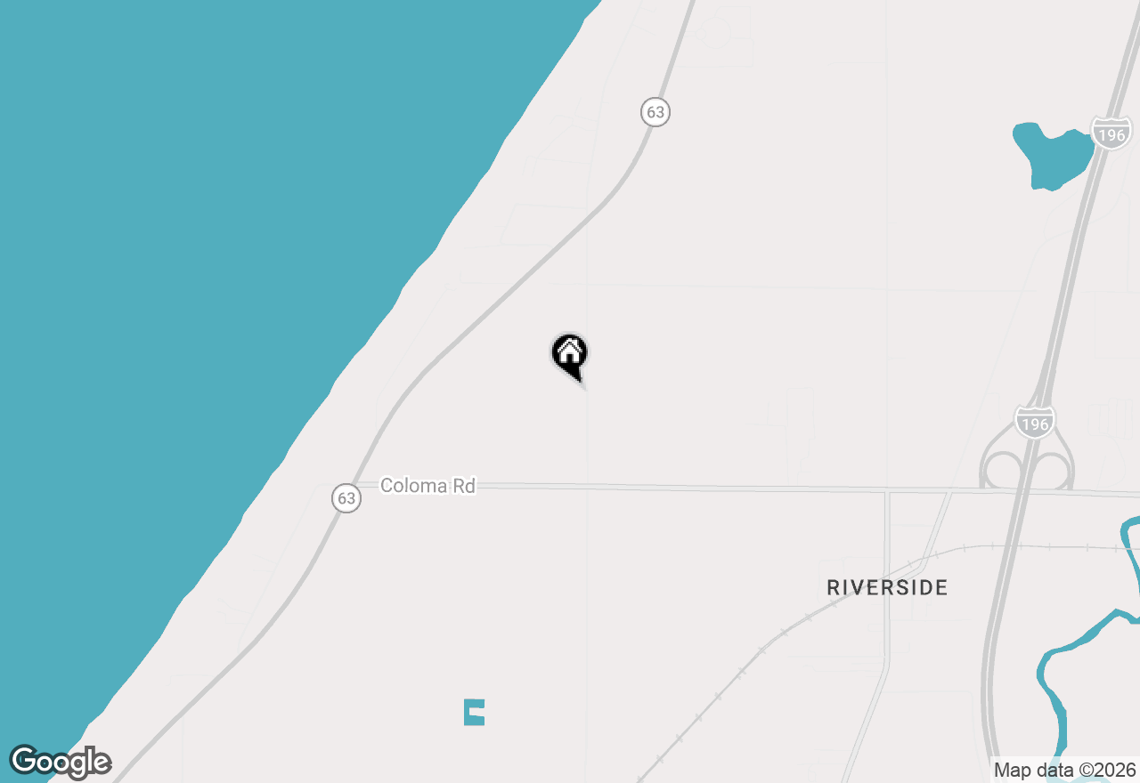 Map of 4292 Pier Road, Benton Harbor, MI 49022