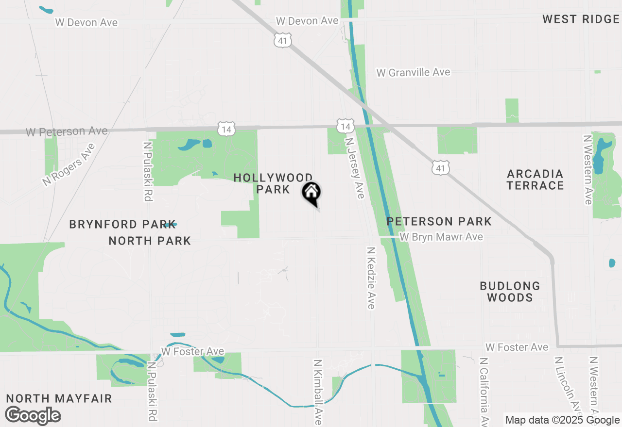 Map of 5656 N Kimball Avenue #GN, Chicago, IL 60659