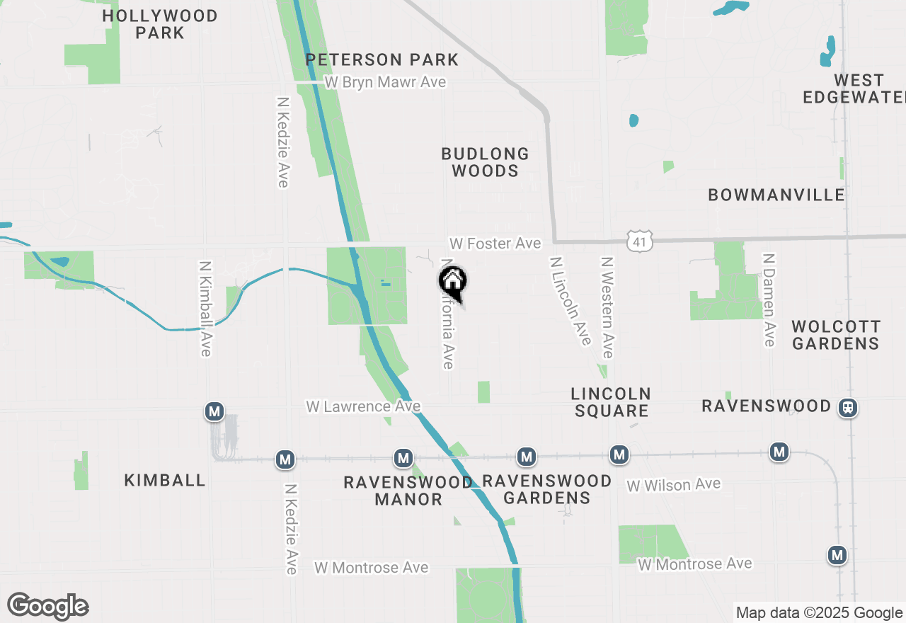 Map of 5017 N California Avenue, Chicago, IL 60625