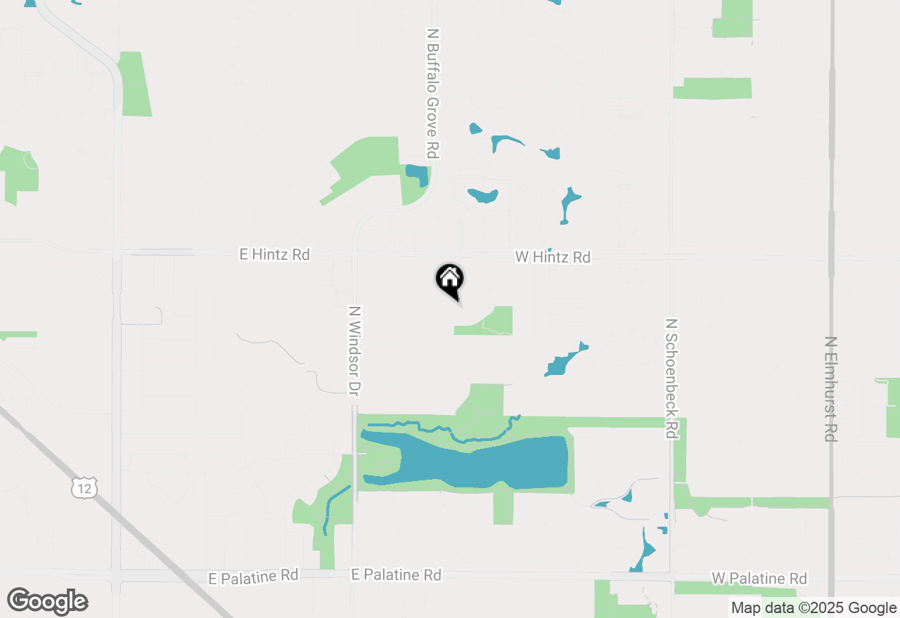 Map of 2624 N Prindle Avenue, Arlington Heights, IL 60004