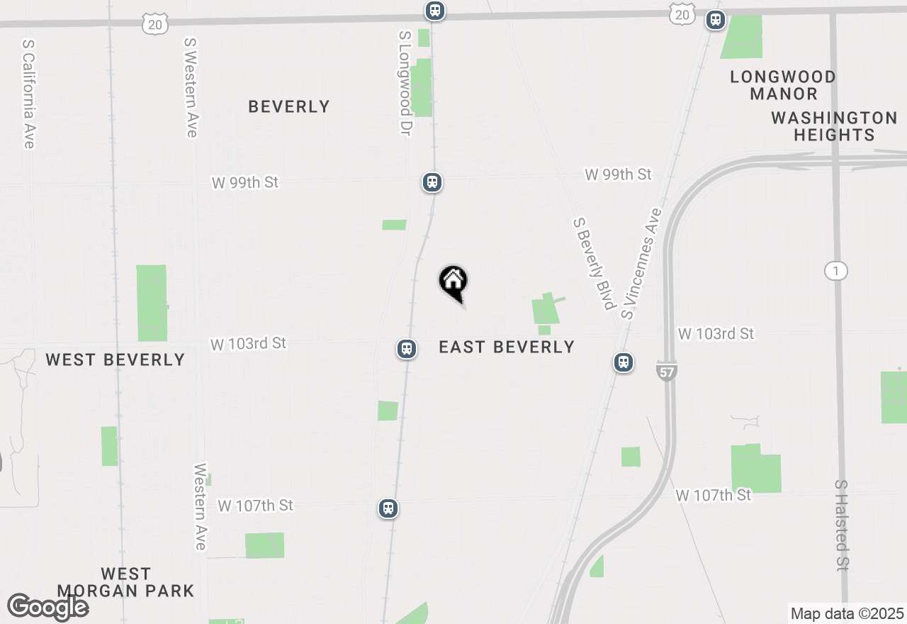 Map of 1745 W 102nd Street, Chicago, IL 60643