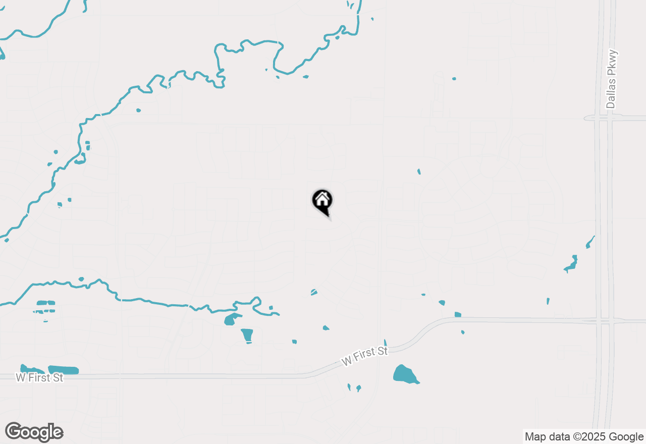 Map of 2711 Amber Lane, Prosper, TX 75078