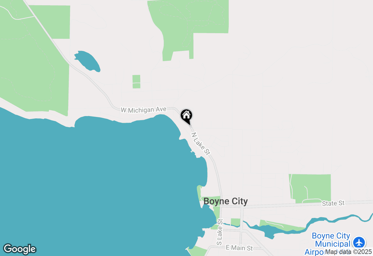 Map of 816 Lower Lake Drive, Boyne City, MI 49712