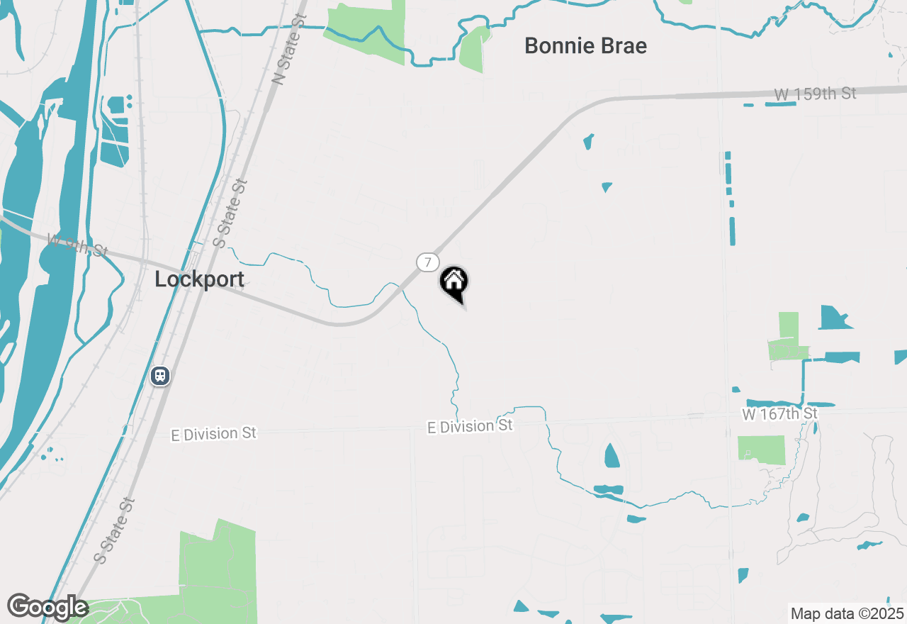 Map of 813 Adams Street, Lockport, IL 60441