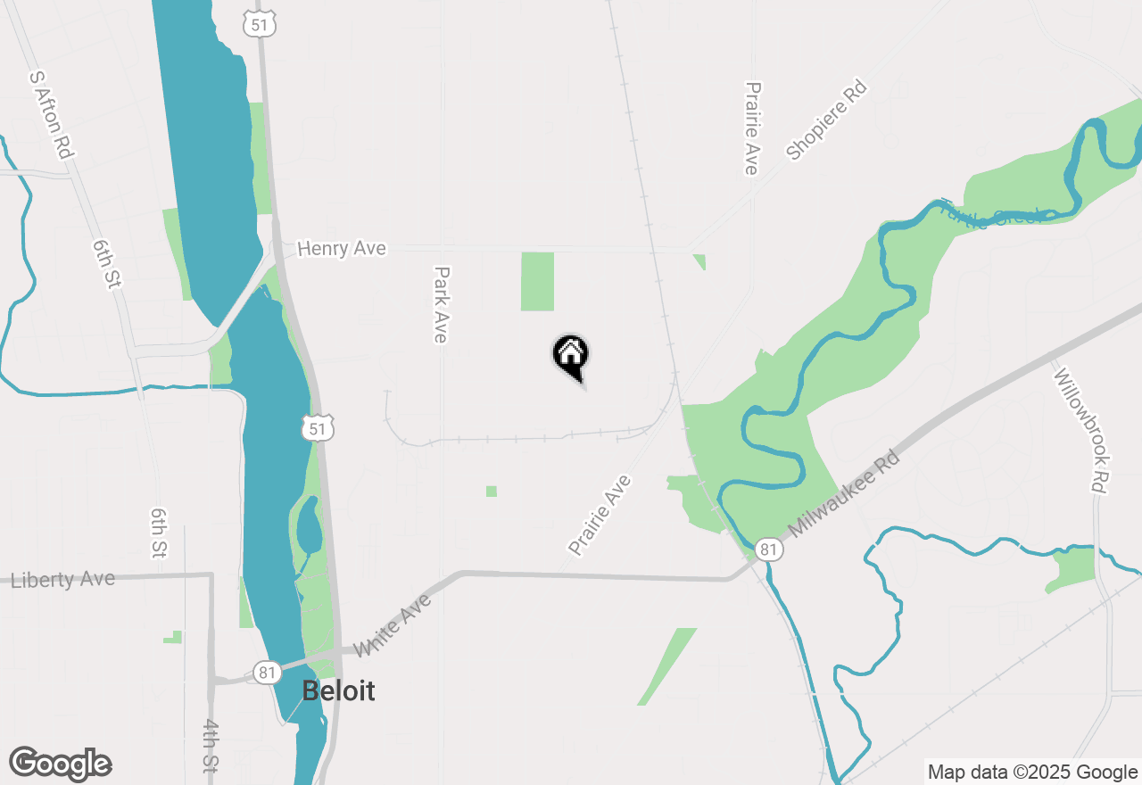 Map of 1541 Porter Avenue, Beloit, WI 53511