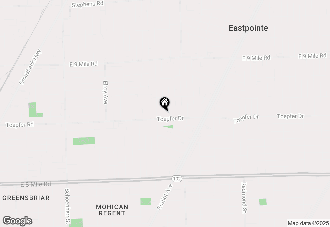 Map of 21738 Firwood Avenue, Eastpointe, MI 48021
