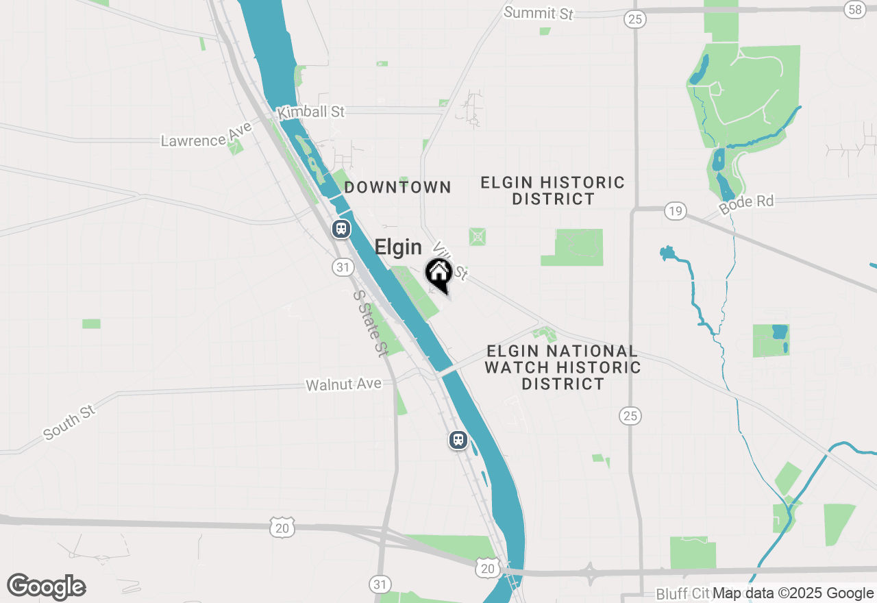 Map of 187 S Grove Avenue #187, Elgin, IL 60120