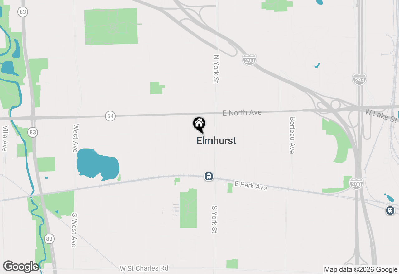 Map of 216 N Addison Avenue, Elmhurst, IL 60126