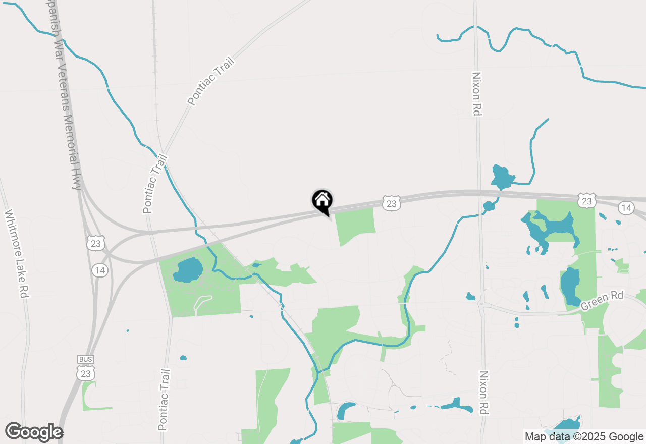 Map of 3195 Otter Creek Court, Ann Arbor, MI 48105