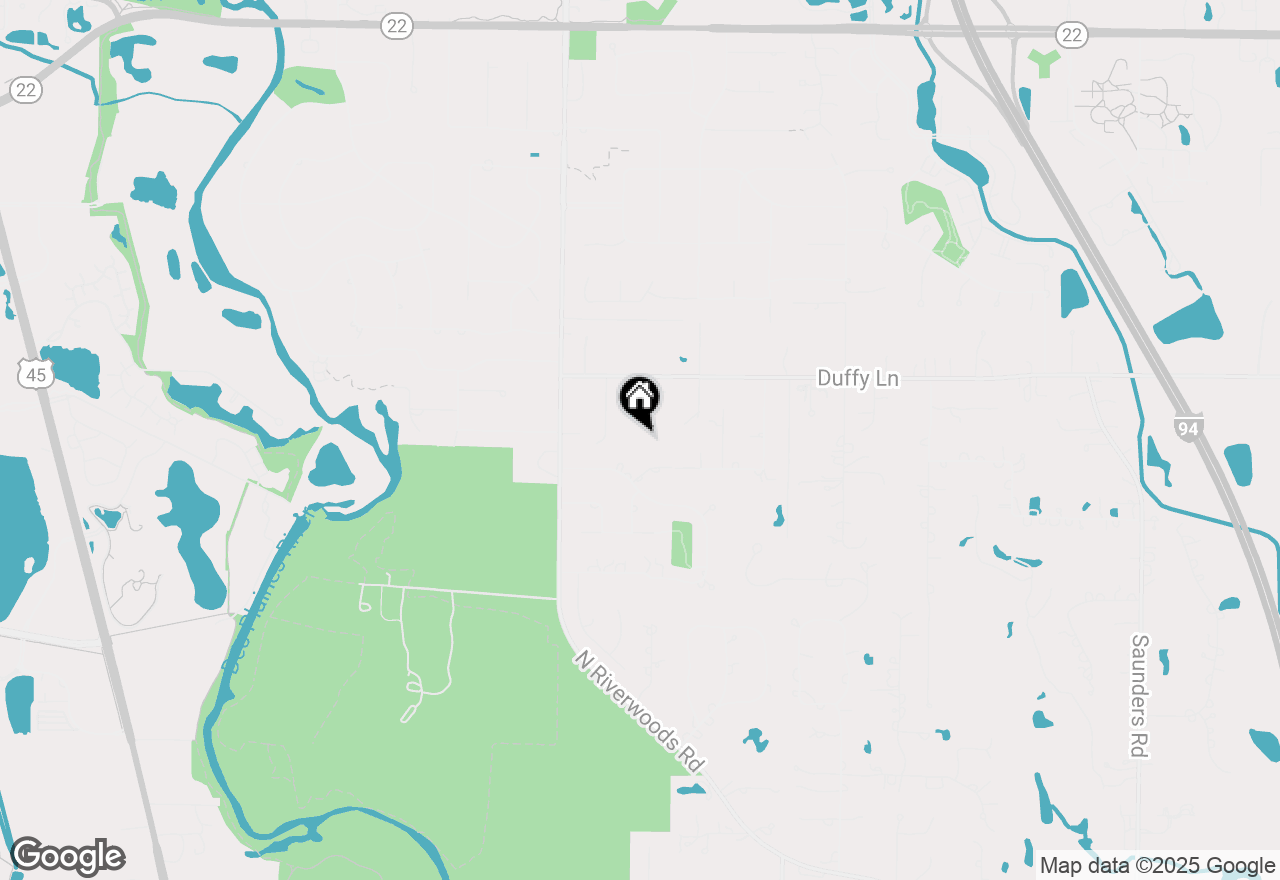 Map of 1916 Maple Place, Riverwoods, IL 60015