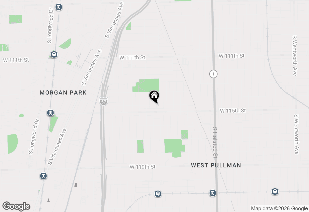 Map of 11433 S Elizabeth Street, Chicago, IL 60643