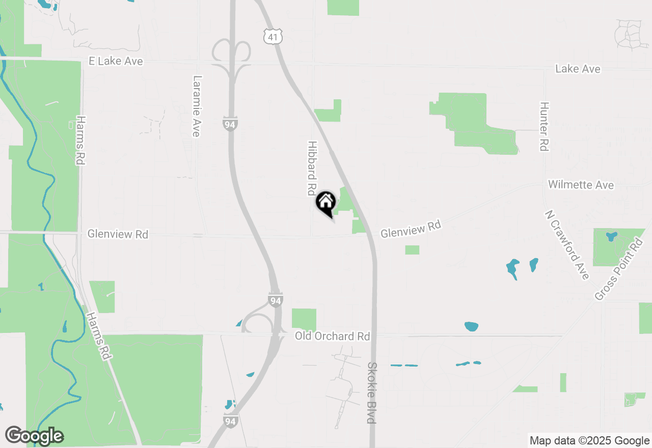 Map of 319 Kilpatrick Avenue, Wilmette, IL 60091