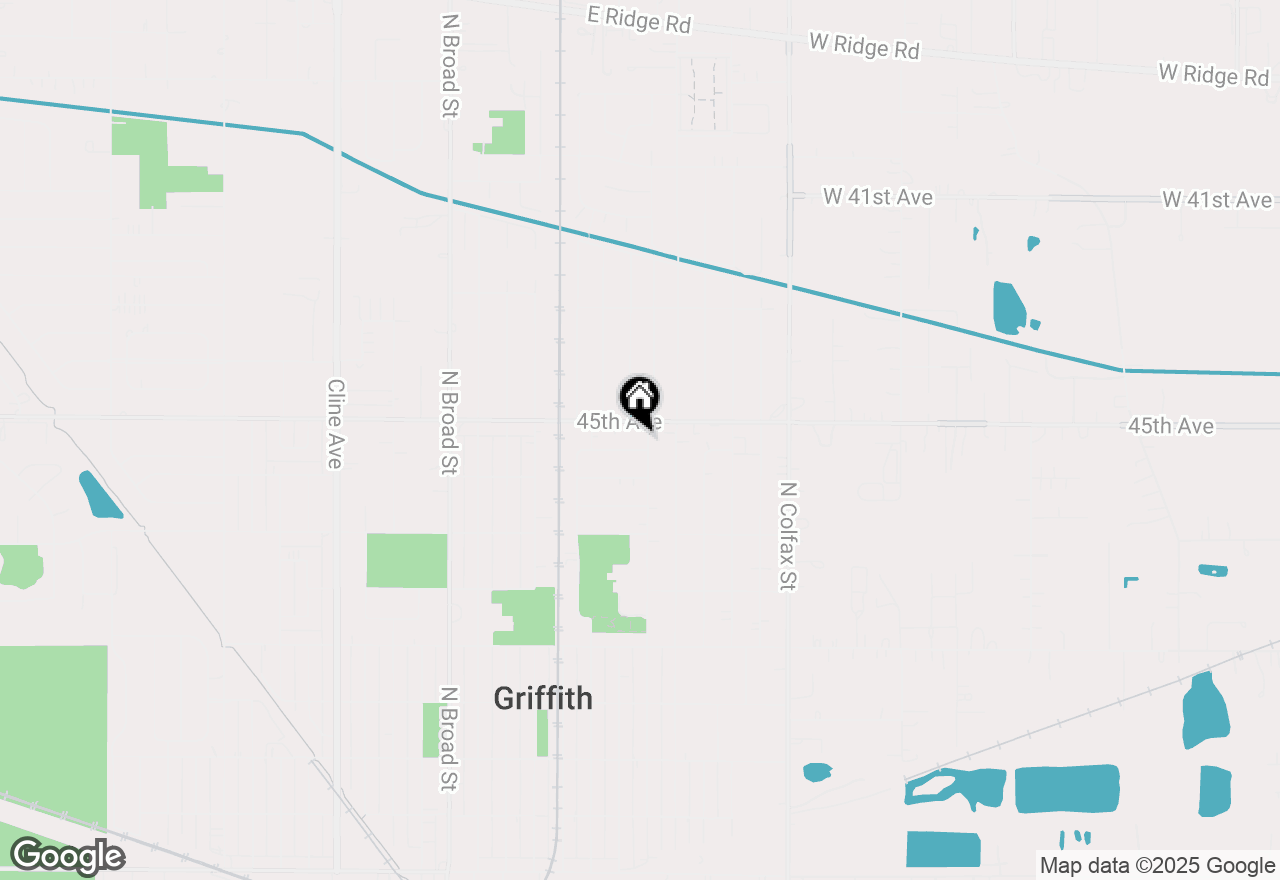Map of 842 N Jay Street, Griffith, IN 46319