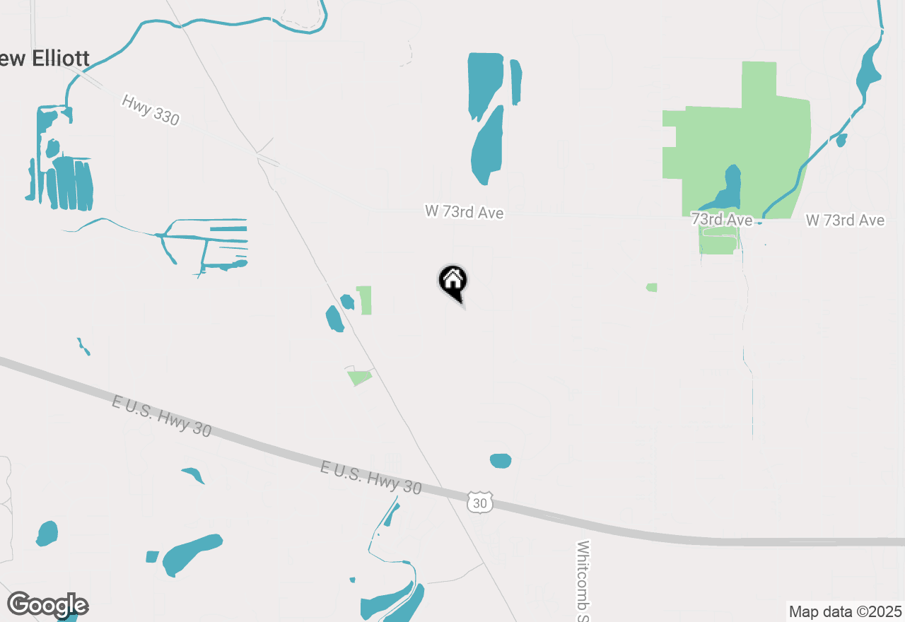 Map of 7515 Clark Court, Merrillville, IN 46410