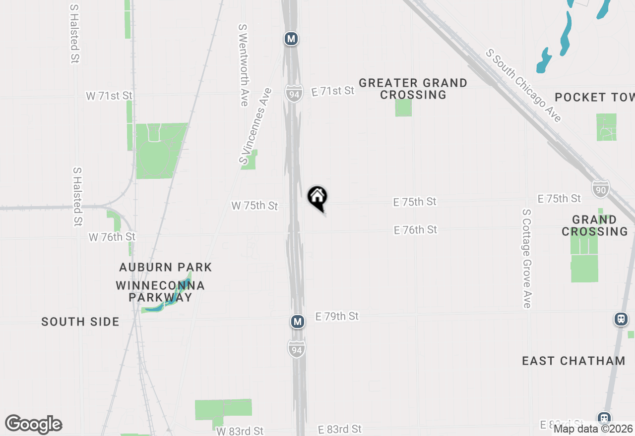 Map of 7530 S Wabash Avenue, Chicago, IL 60619