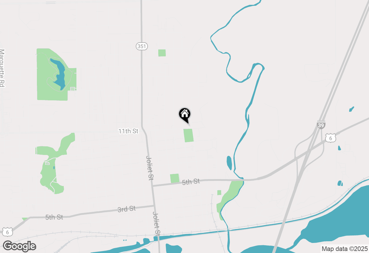 Map of 1124 Laharpe Street, Lasalle, IL 61301