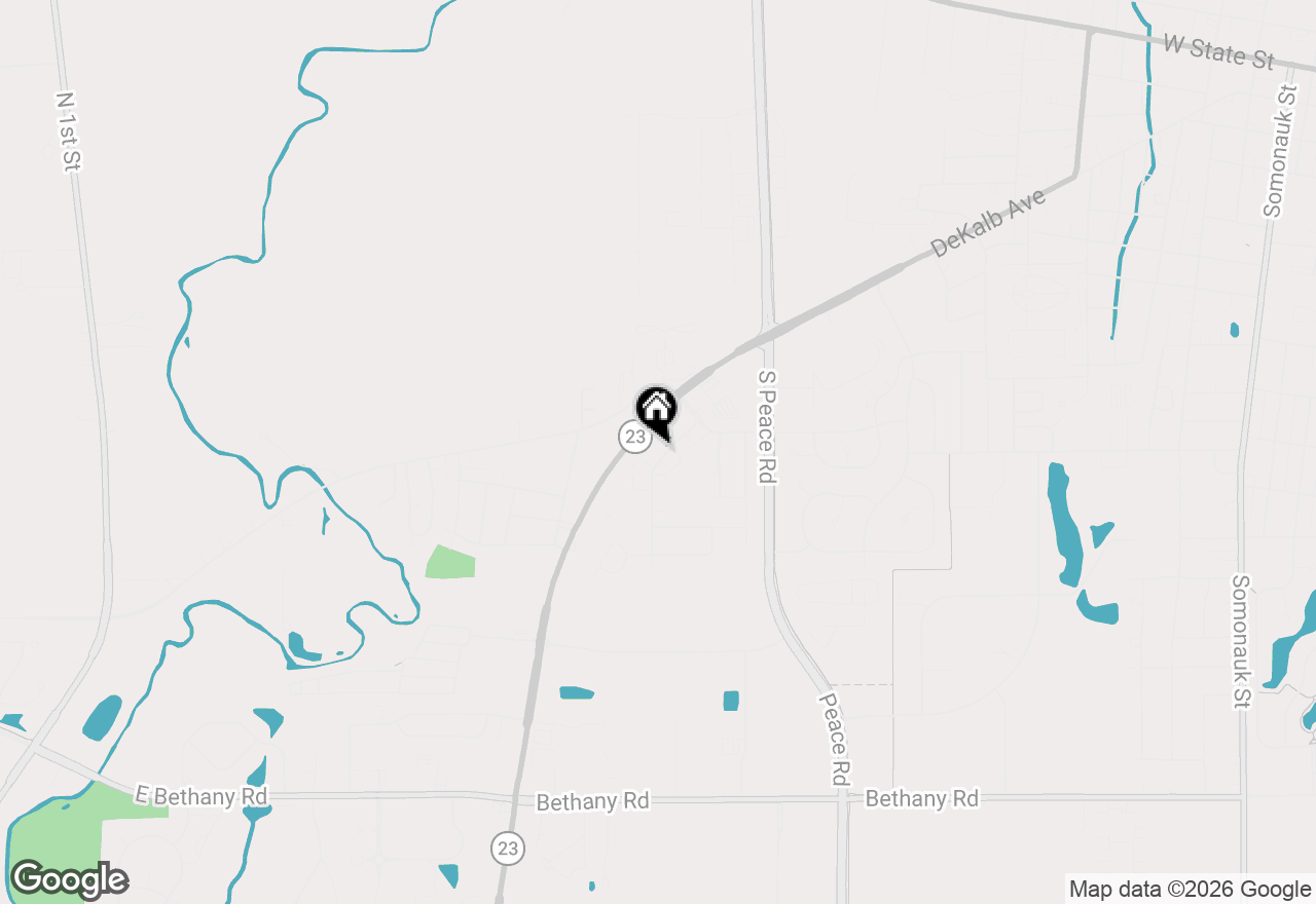 Map of 1503 Longwood Drive #2D, Sycamore, IL 60178