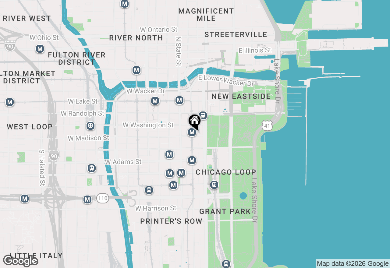 Map of 5 N Wabash Avenue #1103, Chicago, IL 60602