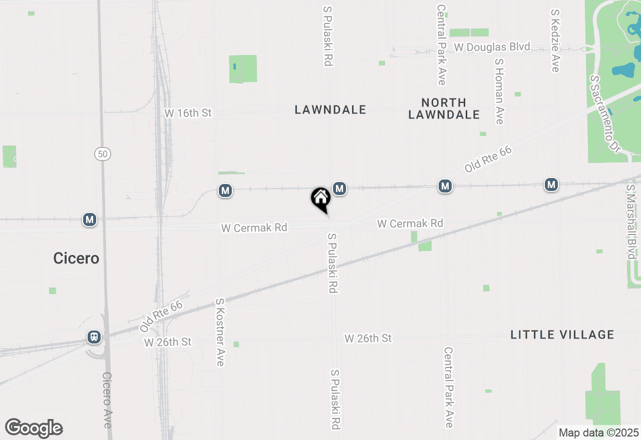 Map of 4022 W Cermak Road, Chicago, IL 60623