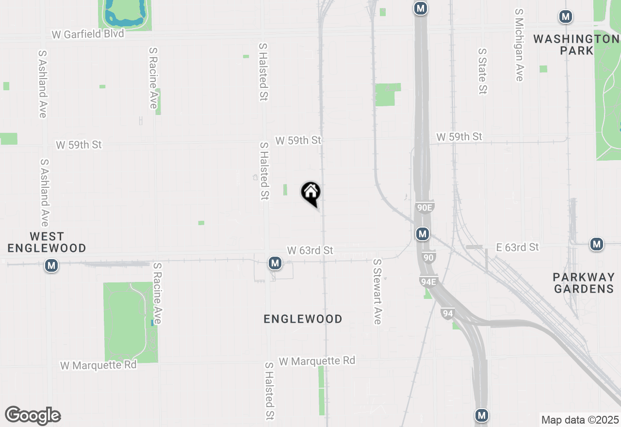 Map of 621 W 61st Place, Chicago, IL 60621