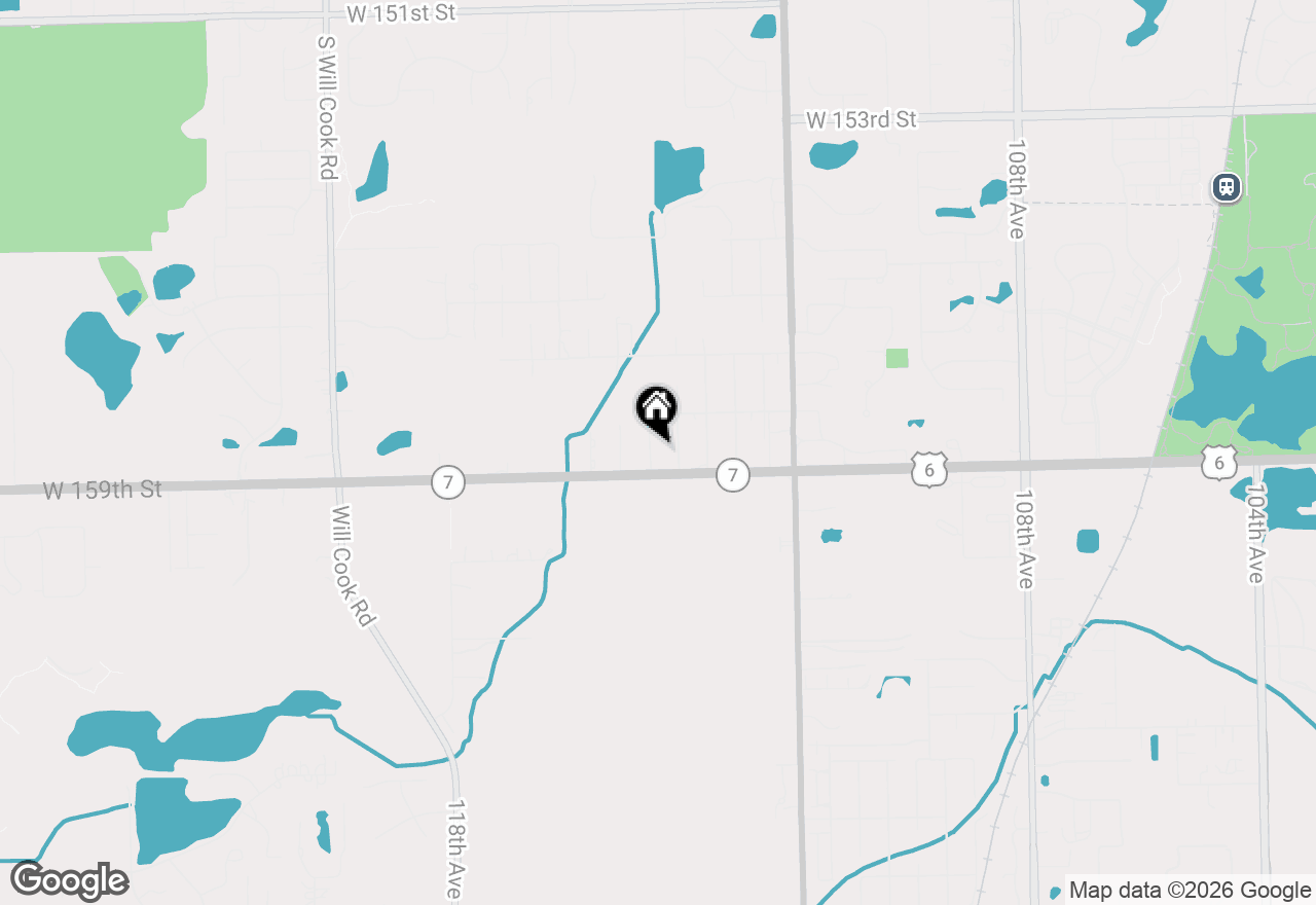 Map of 15845 114th Court, Orland Park, IL 60467