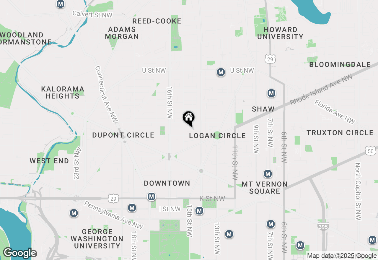 Map of 1450 Church Street Nw #203, Washington, DC 20005