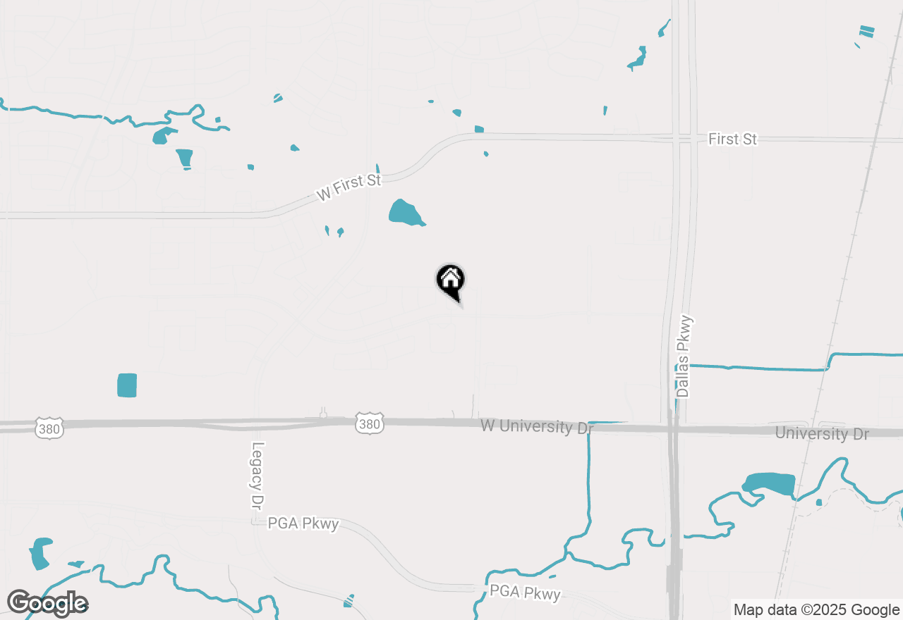 Map of 2021 Prairie Drive #603, Prosper, TX 75078