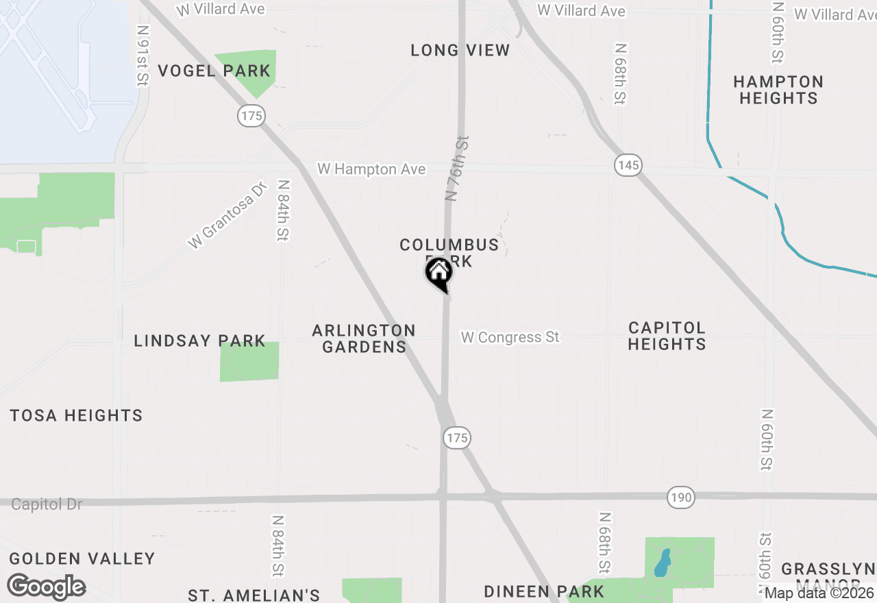 Map of 4473 N 76th St, Milwaukee, WI 53218