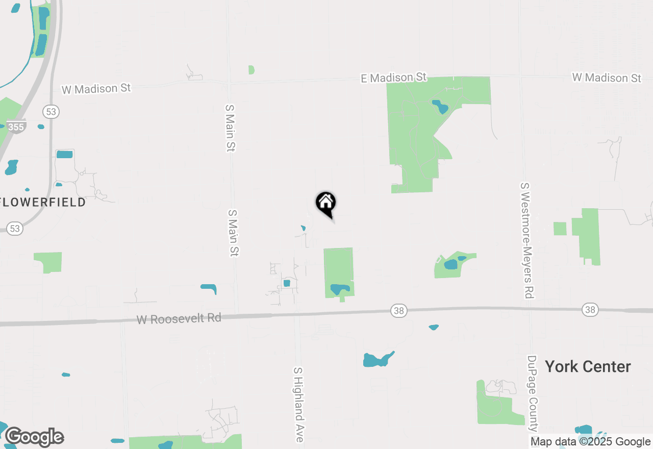 Map of 1039 S Stewart Avenue, Lombard, IL 60148