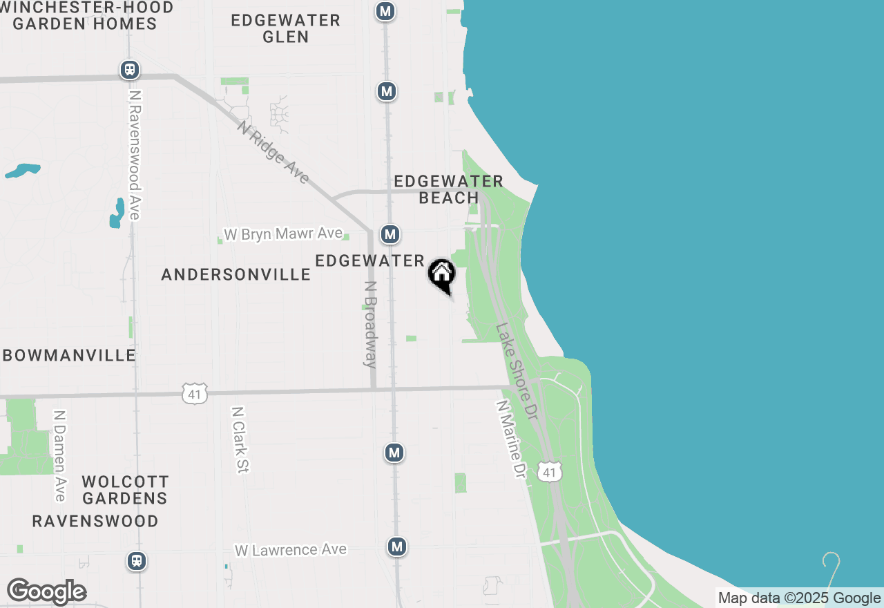 Map of 5400 N Sheridan Road #210, Chicago, IL 60640