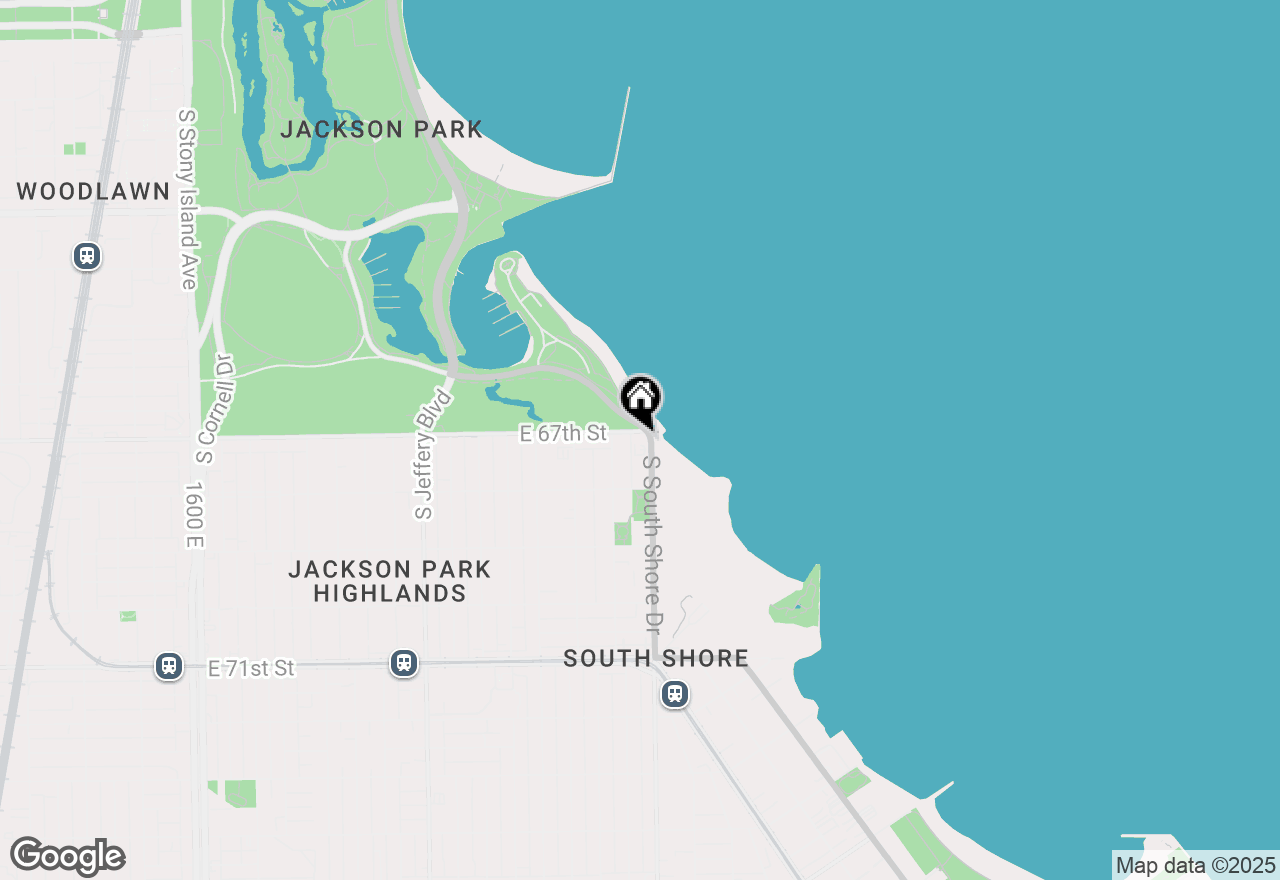 Map of 6700 S South Shore Drive #8K, Chicago, IL 60649