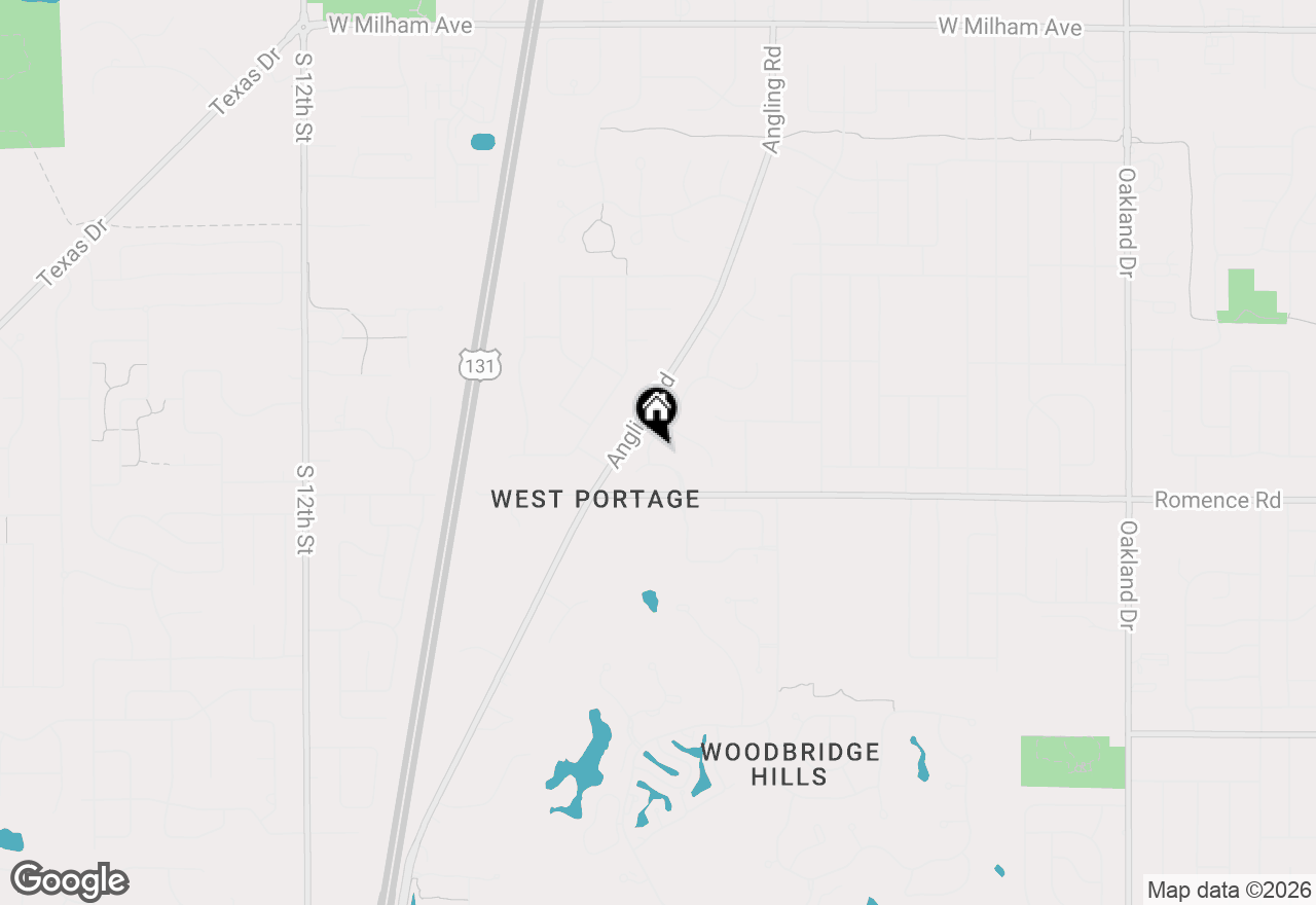 Map of 3638 Bellflower Drive, Portage, MI 49024