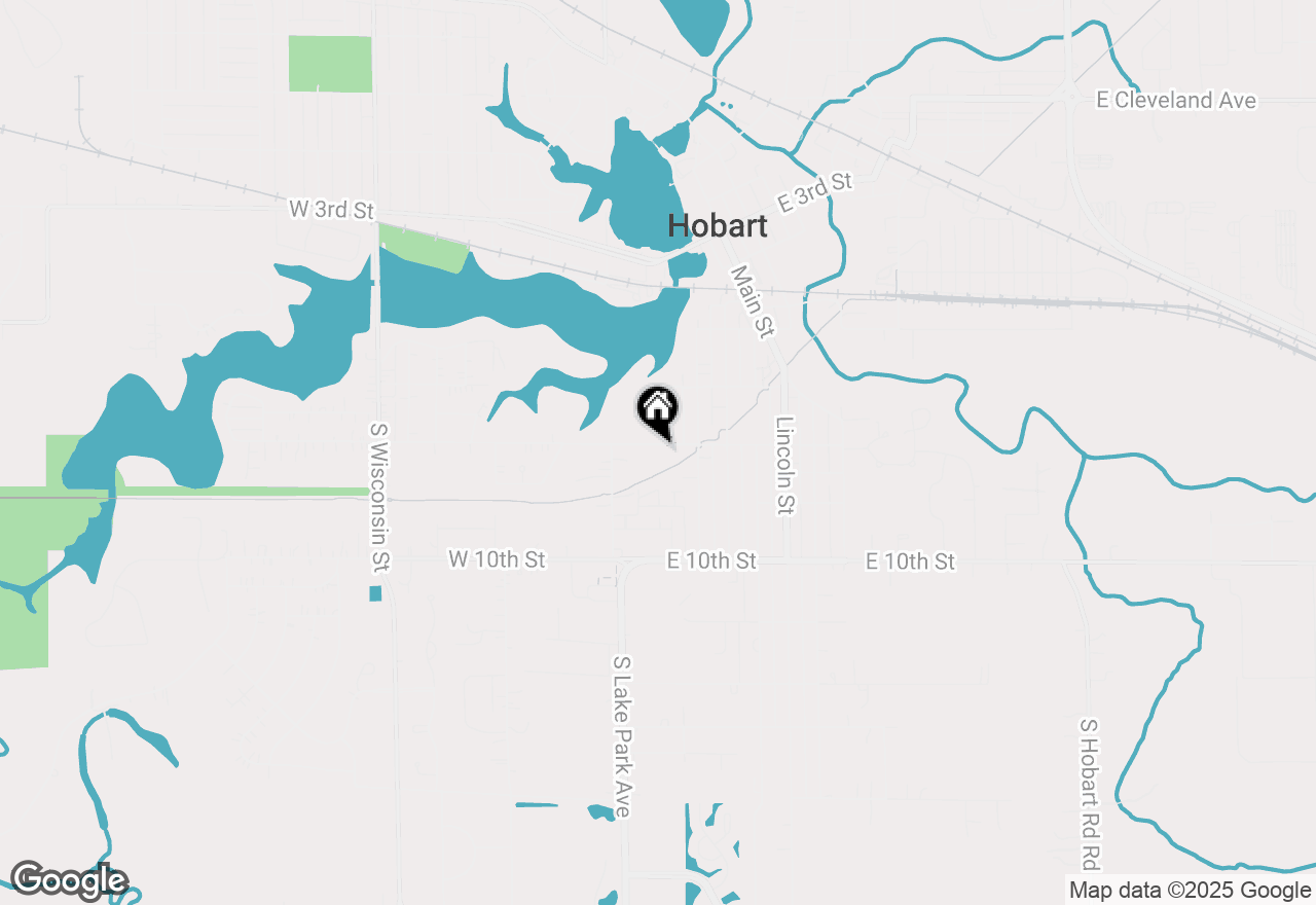 Map of 163 E 8th Street, Hobart, IN 46342