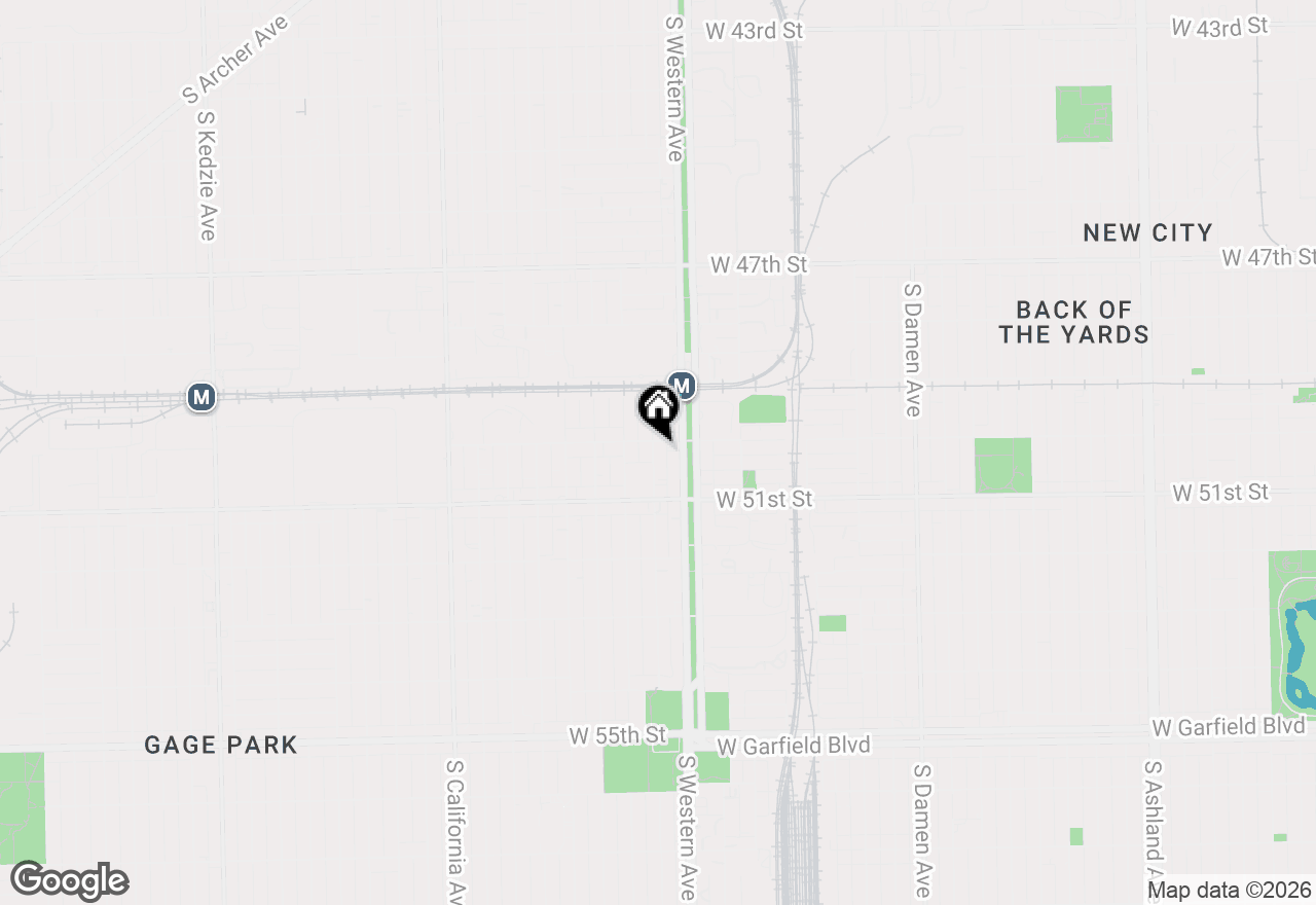 Map of 5009 S Artesian Avenue, Chicago, IL 60632
