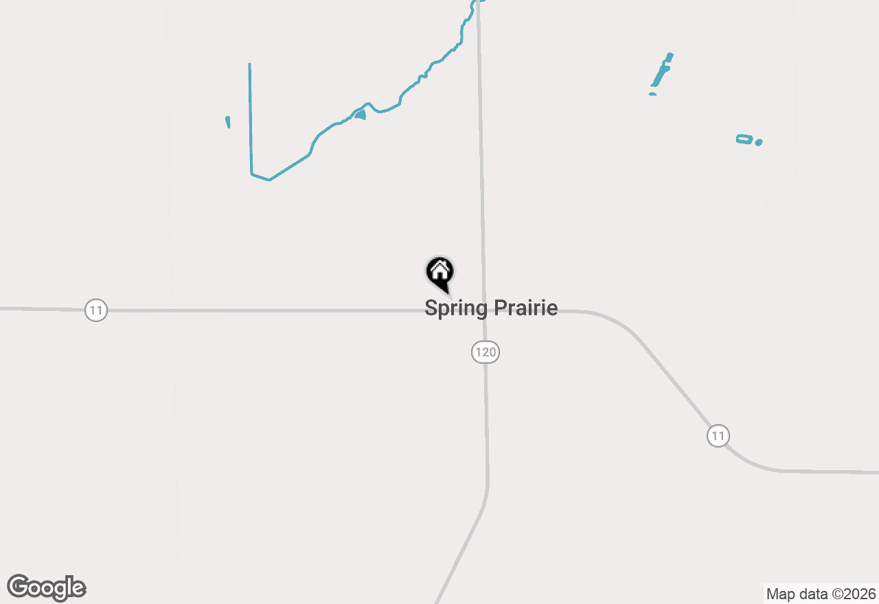 Map of W2154 Highway 11, Elkhorn, WI 53121