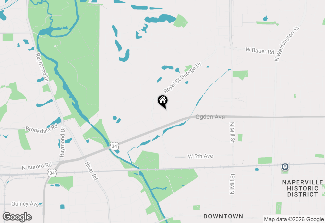 Map of 924 Royal Blackheath Court, Naperville, IL 60563