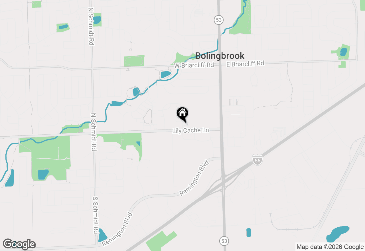 Map of 9 Fernwood Drive #N, Bolingbrook, IL 60440