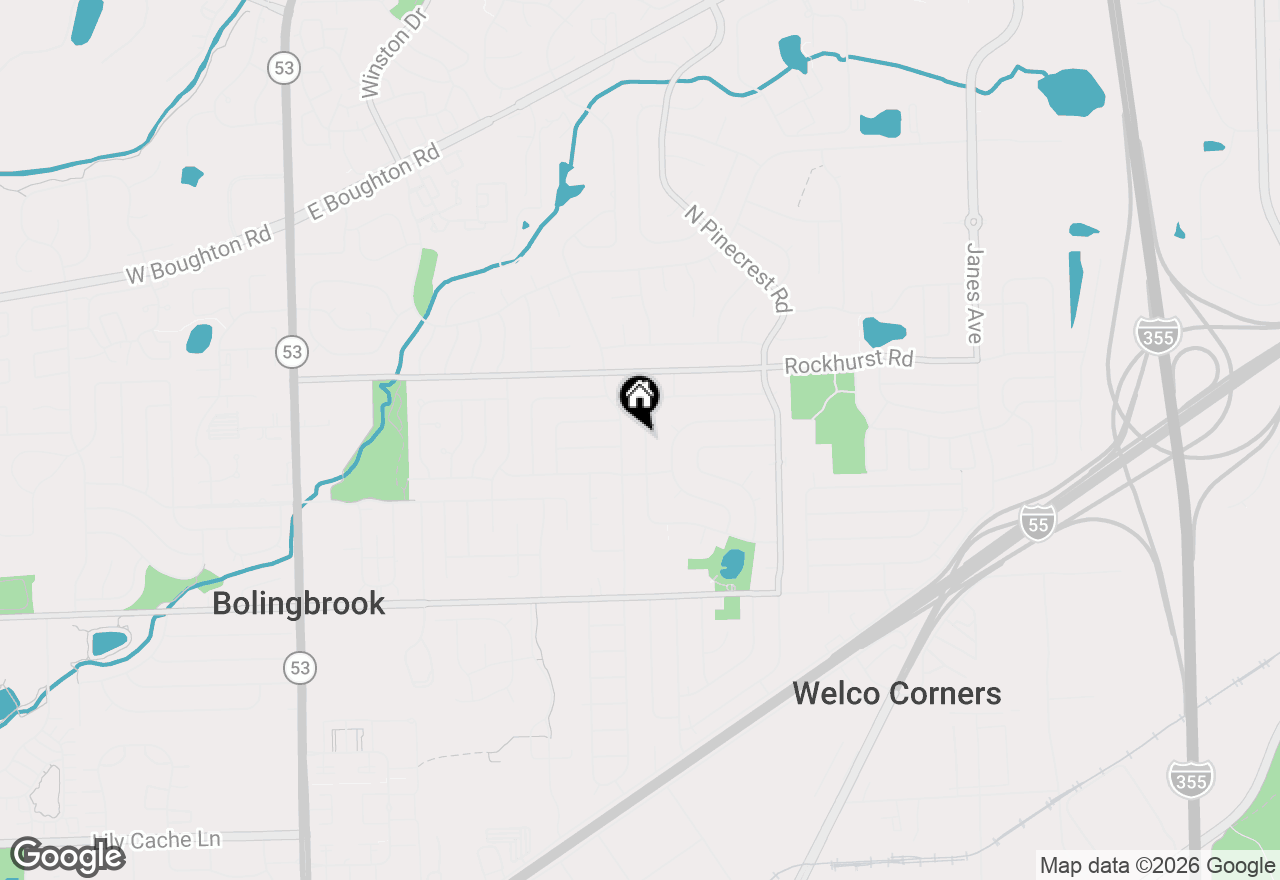 Map of 207 Seabury Road, Bolingbrook, IL 60440