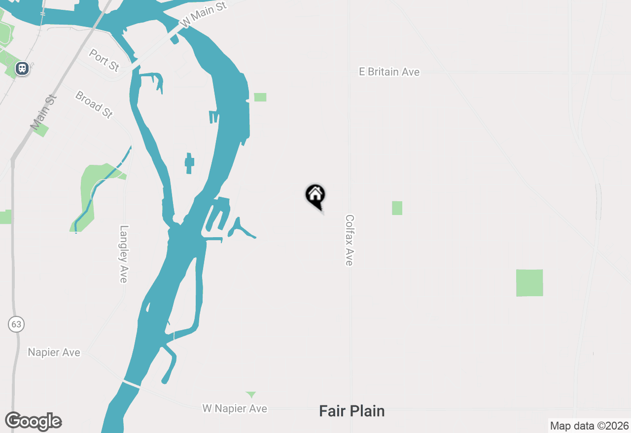 Map of 220 Parker Avenue, Benton Harbor, MI 49022